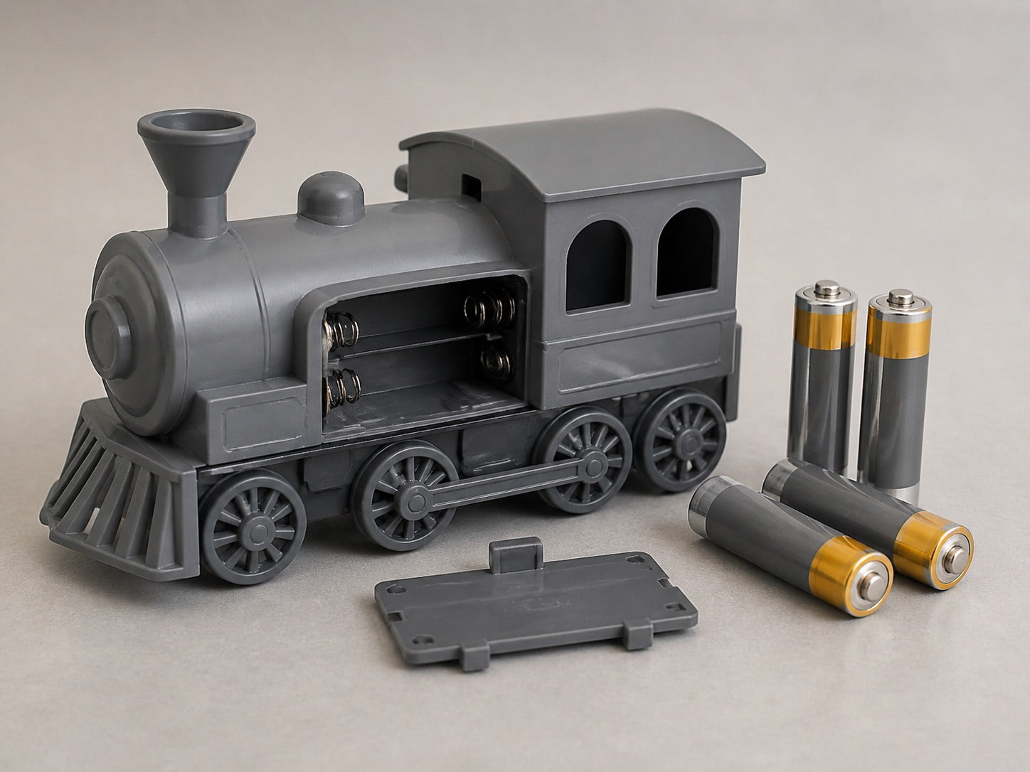 Ordinary battery-powered toy train